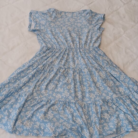 No Boundaries light blue/white floral dress - Picture 7 of 12